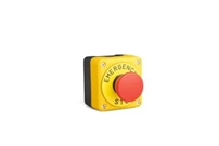 P Series Plastic 1 Hole BDMK + C3BK (NO) + BET60P Yellow-Black Control Box